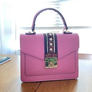 Pink handbag